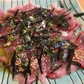 クックTG6G20☆'s cooksnap of when they made 韓国風　マグロのカルパッチョ.