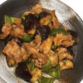 michi8840's cooksnap of when they made 豚こまとナスとピーマンのチリソース炒め.