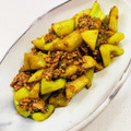 あっこ姉's cooksnap of when they made 簡単メイン豚こま&胡瓜となす翡翠中華炒め.
