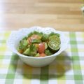 ももいろさくら's cooksnap of when they made きゅうりとアボカドの彩りサラダ.