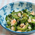 umemodoki's cooksnap of when they made ゴーヤとかにの和え物.
