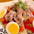中村ベーカリー's cooksnap of when they made ダイエット？主食サラダ 豚しゃぶ.