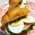 ☆★あんず姫★☆'s cooksnap of when they made 休日のランチや軽食に～ ロールパンサンド.