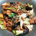 クックHBQ370☆'s cooksnap of when they made なすピーマン茗荷キャベツ回鍋肉風中華炒め.