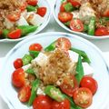 ｅｋ４'s cooksnap of when they made オクラとトマトの豆腐サラダ♪.