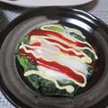 ジョングレ's cooksnap of when they made ほうれん草ハムエッグ♬ひとり分ずつ対応❤.