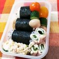 平野由南（ひらのゆな's cooksnap of when they made ハムの大葉チーズ巻き.