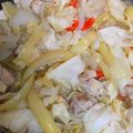 クック7KUSVU☆'s cooksnap of when they made きゃべつと鶏肉の中華炒め.