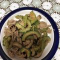 みみりん♪♪'s cooksnap of when they made うまっ！ゴーヤと豚バラ炒め.