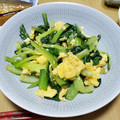 ぽち2号's cooksnap of when they made チンゲン菜とふんゎ〜り卵の中華風炒め♡.