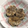 ももちゃん1's cooksnap of when they made さんまバーグ.