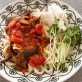 cook☆mi's cooksnap of when they made トマト缶と鯖缶のうどん.