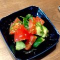 料理に目覚めた高校生's cooksnap of when they made 簡単！きゅうりとトマトのマリネ.