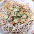 ぜんだいママ's cooksnap of when they made おくら納豆そば.