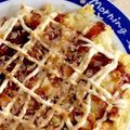 よしよしのキッチン☆'s cooksnap of when they made 余ったそうめんでお好み焼き！.