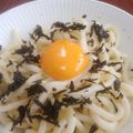 HIBIKISS's cooksnap of when they made お吸いものの素で釜玉バターうどん.