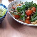 クック77NYH9☆'s cooksnap of when they made いわしとトマトの紫蘇香るペペロンチーノ.