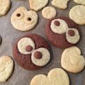 happyhams's cooksnap of when they made ♡HMと家にある材料でトトロのクッキー♡.