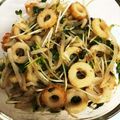 KimiキラMiku's cooksnap of when they made もやしと貝割れのごま合え.