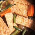 KimiキラMiku's cooksnap of when they made 相模屋・絹厚揚げと大根の煮物.