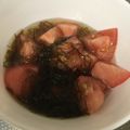 みりん調味料's cooksnap of when they made 夏バテにもツワリにも。超簡単もずくトマト.
