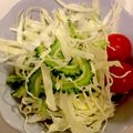 ミホ1115's cooksnap of when they made ゴーヤとキャベツのサラダ.