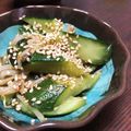 ゆっこ☆Y's cooksnap of when they made 胡瓜とモヤシ 鶏がらオイスター炒め 簡単.