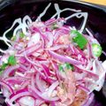 ニャロメ（ΦωΦ）'s cooksnap of when they made 紫玉ねぎとオクラのクミンマリネ(常備菜).