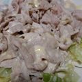 nany44's cooksnap of when they made 豚しゃぶとレタスのマヨポンサラダ.