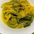 モモクリアオ's cooksnap of when they made パプリカとピーマンのうま塩おかか和え.