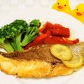 ももちゃんのれしぴ's cooksnap of when they made 白身魚のポワレ　レモンバターソース.