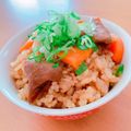 ☆３匹の子ぶた☆'s cooksnap of when they made こてっちゃんで簡単モツの炊き込みご飯！.