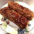 ♡ミリア♡'s cooksnap of when they made 【串にさしたらお祭り気分】肉巻きおにぎり.