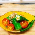 Miella's cooksnap of when they made あえるだけ♪オクラとトマトのからし醤油.