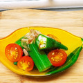 Miella's cooksnap of when they made あえるだけ♪オクラとトマトのからし醤油.