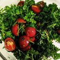 ※Kei's cooksnap of when they made イタリアンパセリとトマトのサラダ.