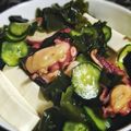 emiri_3's cooksnap of when they made 梅酢たこ きゅうりとわかめの酢の物.