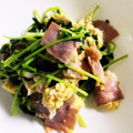 うさぽんぽん♪'s cooksnap of when they made ♡豆苗とベーコンの卵炒め♡.