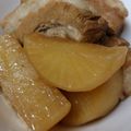 クックH86AFM☆'s cooksnap of when they made 圧力鍋　大根とバラ肉で簡単煮物.