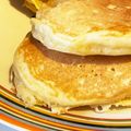 pokkemame's cooksnap of when they made 小麦粉でつくるふわふわホットケーキ.
