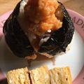 ぴよだまりん's cooksnap of when they made 唐揚げおにぎり（からおに）.