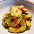 milestone★'s cooksnap of when they made ゴーヤの明太マヨ和え.