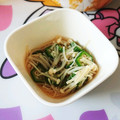 pnyo's cooksnap of when they made オクラときのこのお浸し.