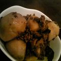 yumiden's cooksnap of when they made 1：2：3！里芋と干し椎茸の炒め煮.