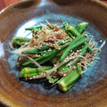 クックVOY1Q3☆'s cooksnap of when they made 簡単一品！オクラと みょうが のごま和え.