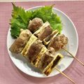 はなぴっち's cooksnap of when they made 激安 豚コマ丸めて串焼き 豚串&ネギマ.