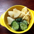 二角形's cooksnap of when they made ヨーグルトでぬか漬け風！？.