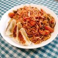 あゆまんま♪'s cooksnap of when they made おひとりさまのカレー焼きそば.