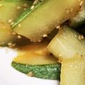 ももんが◎'s cooksnap of when they made もう一品にお弁当に♪きゅうりのポン酢炒め.