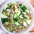 shelly616's cooksnap of when they made きゅうりとみょうがの中華風浅漬け.